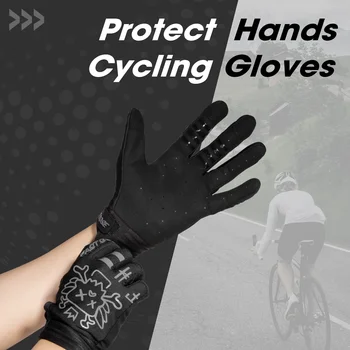 Велосипедные Спортивные Перчатки Для Мужчин и Женщин, Перчатки для вождения велосипеда, Перчатки Для Активного Отдыха, Рыболовные Противоскользящие и Теплые Мотоциклетные Перчатки