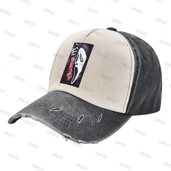 Изготовленные на заказ джинсовые бейсболки Ghost Face (6) для мужчин и женщин, кепка для дизайна своими руками, летняя шляпа от солнца