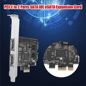 PCIe на 2 порта SATA IDE Карты eSATA RAID-контроллера Карта расширения PCI Express
