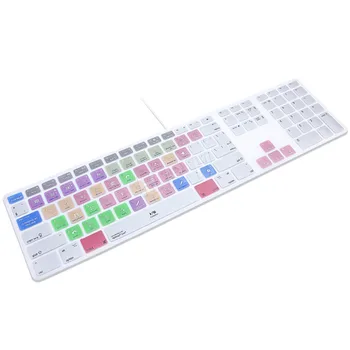 Ableton Live Hot keys Дизайн Обложки клавиатуры для Apple Keyboard с цифровой Клавиатурой Проводной USB для Настольного ПК iMac G6 Проводной