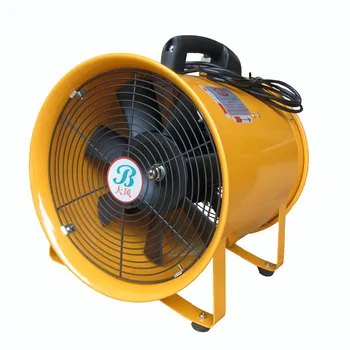 вентиляционный вентилятор большой емкости 250 мм, вентиляционная труба для подачи или всасывания воздуха