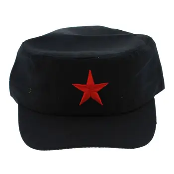 Фарфоровый Ретро унисекс из хлопка Red Star Винтажные Зеленые Плоские военные шляпы Армейская кепка Patrol