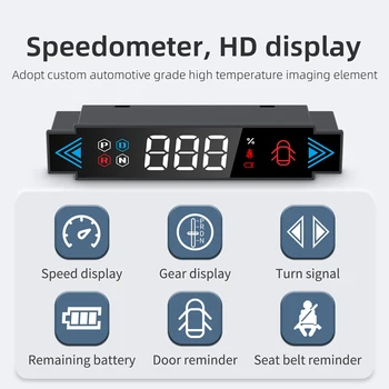 Головной дисплей HUD Для Автомобиля Tesla Модель 3 Модель Y 2021-2022 Специализированный Электронный Цифровой Спидометр Модель 3 Модель Y Подарок