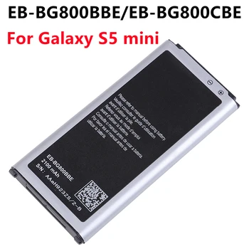 EB-BG800BBE EB-BG800CBE Аккумулятор емкостью 2100 мАч Для Samsung Galaxy S5 mini S5MINI SM-G800F G870A G870W Мобильного Телефона