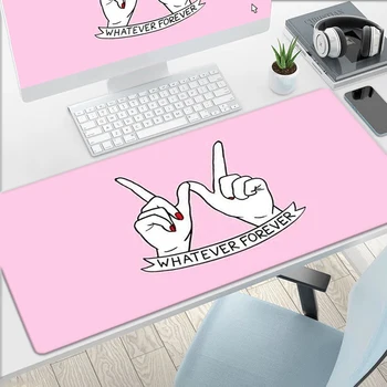 Настольный коврик Модные Аксессуары для мыши и игр Розовый Коврик для мыши Коврик для геймерской клавиатуры Компьютерные Столы Коврики Mause Pads Большой защитный чехол для пк Xxl