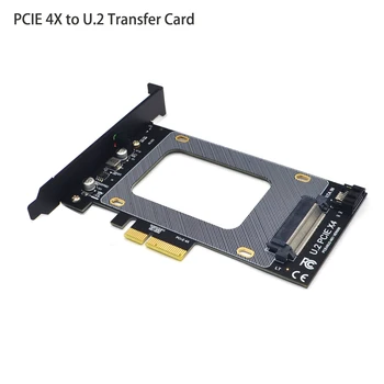 Адаптер U.2 к PCI E Riser Card PCI Express 3.0 4X U.2 SFF-8639 Адаптер PCIe U.2 SSD к PCI-E Card для Intel 2.5 