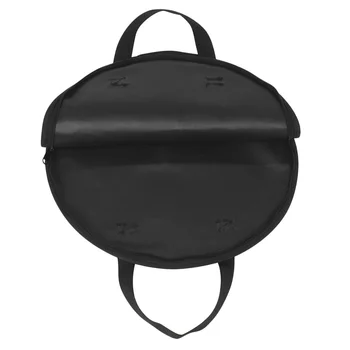 1 шт. портативная сумка для хранения немого барабана, водонепроницаемый чехол из ткани Оксфорд (черный)