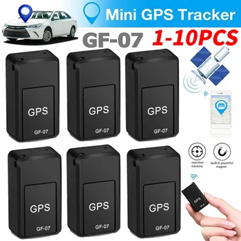 Противоугонный автомобильный трекер GF-07 GPS-трекер Магнитный Детский Анти-потерянный локатор Ежедневные Водонепроницаемые Автомобильные запчасти для детей GSM GPRS