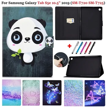 Для Samsung Galaxy Tab S5e Case 10.5 2019 Модный Чехол для планшета с откидной подставкой Funda Для Galaxy Tab S5e Case SM-T720 SM-T725 + Ручка