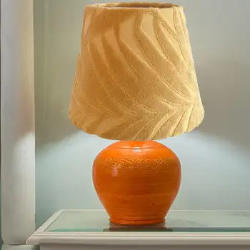 Тканевый абажур Крышка лампы накаливания в стиле ретро Прочные аксессуары ручной работы с простым использованием