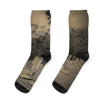 Носки для сельского кладбища, компрессионные носки для мальчиков и девочек с подогревом, женские