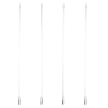 Стержень для жалюзи из 4 предметов, пластиковые палочки, прозрачные жалюзи, ручка для штор 17 дюймов