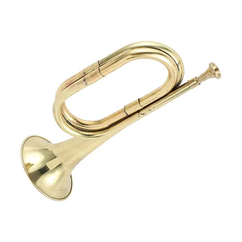 Труба для духового инструмента Bugle Horn: труба из медного сплава для школьного оркестра начинающих музыкантов