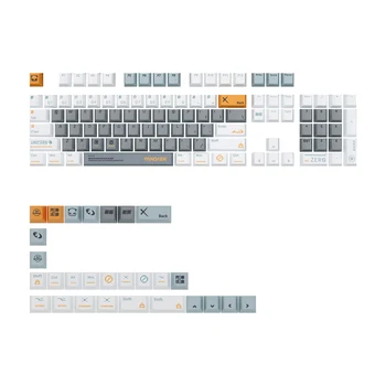 Колпачки для ключей GHOSTJUDGES Monster с сублимацией PBT с вишневым профилем Подходят для механических клавишных колпачков 132 клавиши