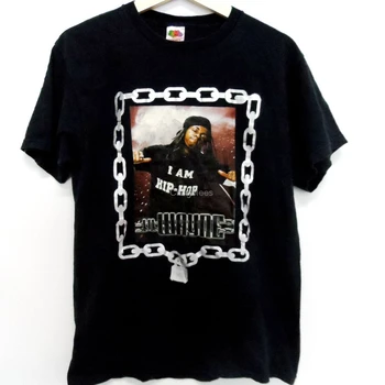 Винтажная футболка I am в стиле хип-хоп с рэпером Уэйном Young Money Entertainment rasta kenya west среднего размера