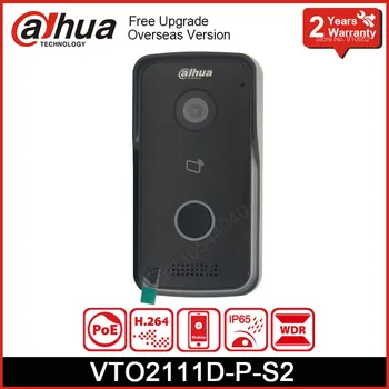 Дверной звонок Dahua VTO2111D-P-S2 IP-Телефон На Вилле POE Встроенный Динамик P2P Видеодомофон Поддерживает Двусторонний Голосовой вызов