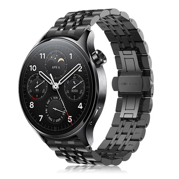 металлический ремешок 22 мм для смарт-часов Xiaomi Watch S1 Pro Active S2 Ремешок из нержавеющей стали для спортивных браслетов Mi Watch Color 2