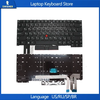 RU Русский Для Lenovo Thinkpad E480 L480 L380 T480S L390 L490 T490 E495 S2 T14 E485 E490 T495 R480 01YP320 Ноутбук Keybo