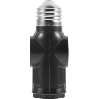 Стандартный для США E26 разъемный двойной держатель лампы с тремя разъемами с застежкой-молнией (модель с застежкой-молнией)
