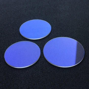 Синее AR-покрытие плоское толщиной 1,2 мм, диаметром 28-37,5 мм, сапфировое стекло для часов, фирменные запасные части для часов, изготовленные на заказ