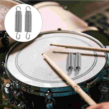 Сменная пружина для педали бас-барабана, 2шт из нержавеющей стали для деталей ударных инструментов