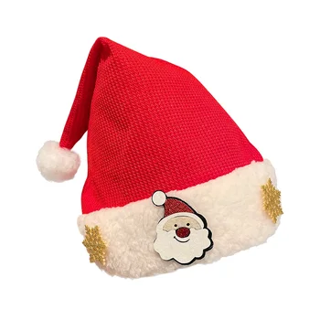 Рождественский подарок, креативная Рождественская шляпа с изображением лося, Праздничная шляпа для девочек, Плюшевая шляпа с рогом оленя