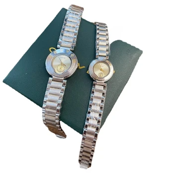 Классические модные ретро-часы с французским романтическим стальным ремешком для пары, элегантные женские часы