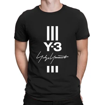 Удивительные футболки, Мужская футболка, Повседневная Футболка Оверсайз Essential Y-3, Мужские футболки Yohji Yamamoto, Графическая Уличная одежда, S-3XL