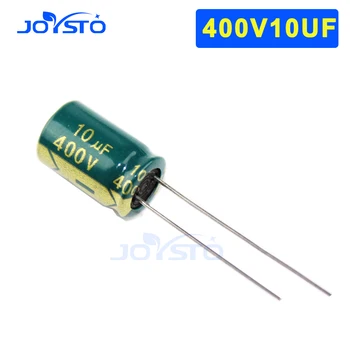 10 шт./пакет электролитический конденсатор 10*17 мм 400 В/10 МКФ