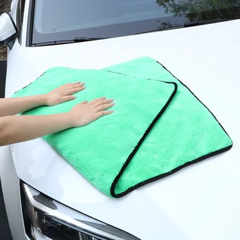 Ткань с сильным водопоглощением 1200ГСМ Мягкая микрофибра для автоматической чистки дверей, окон, полотенце для автомойки