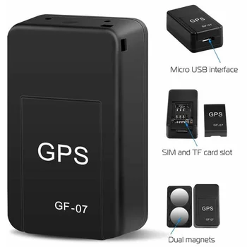 Мини-автомобильный GPS-трекер с защитой от потери устройства обнаружения в режиме реального времени, запись GF07, позиционер SIM-карты, Wifi Магнитный новинка