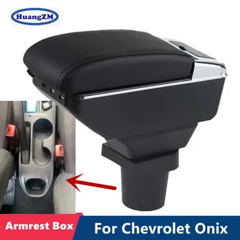 Для Chevrolet Onix Подлокотник коробка Для Chevrolet Onix Автомобильный Подлокотник Коробка Для Модернизации Интерьера USB зарядка Пепельница Автомобильные аксессуары