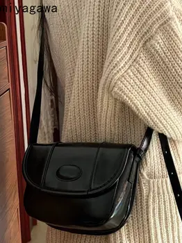 Miyagawa 2024 Нишевая Новая Ретро-седельная сумка, модные сумки через плечо в Корейском повседневном и универсальном стиле Instagram