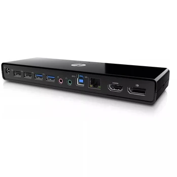 Док-станция 1080P USB 3.0 Док-станции с двумя мониторами Displaylink 11 в 1 док-станция USB 3.0 HDMI + Displayport + Микрофон + RJ45 + Аудио