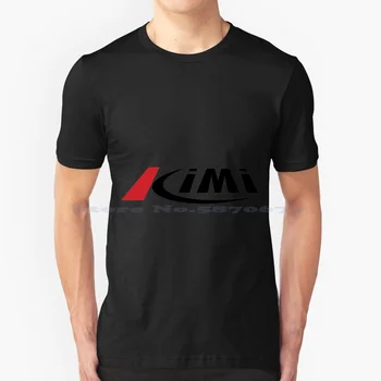 Футболка Kimi из 100% хлопка с логотипом гонщика Гран-при Indycar Motorsports Wrc Rally Dakkar Grandprix Wsbk Superbike
