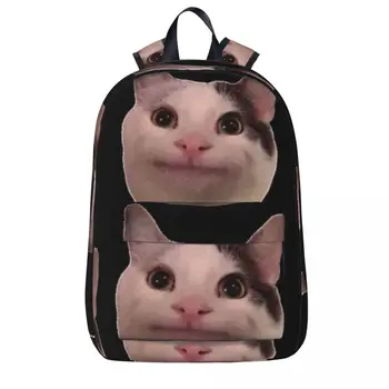 Рюкзаки с рисунком кошки-белуги, детская школьная сумка большой емкости, сумка через плечо, рюкзак для ноутбука, Водонепроницаемый рюкзак для путешествий
