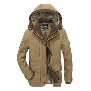 Новая зимняя мужская одежда 2023 года, новое модное повседневное мужское утолщенное хлопчатобумажное пальто с капюшоном