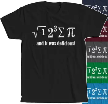 Я съел немного пирога, и это была восхитительная Забавная футболка с математическим Пи.