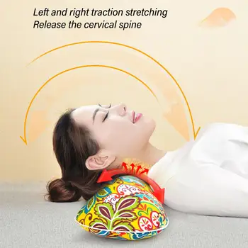 Подушка для шеи с наполнителем из китайской травяной полыни: снимает беспокойство, помогает уснуть, поддерживает шейку матки благодаря дизайну в форме кости.