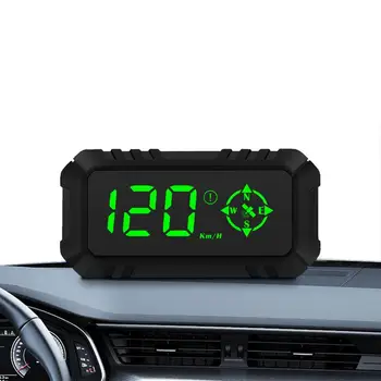 Дисплей для автомобилей, дисплей скорости автомобиля, Одометр, цифровой спидометр GPS, Адаптивное распознавание света, дизайн большого экрана, Компактный