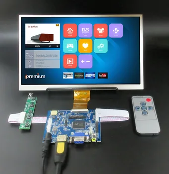 10,1-дюймовый экран ЖК-TFT-монитора, плата управления драйвером, совместимая с HDMI, VGA AV для платы разработки Raspberry Pi