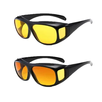 2023 Солнцезащитные очки ночного видения Автомобильные Очки для ночного вождения Водительские очки Унисекс Солнцезащитные очки с защитой от ультрафиолета Солнцезащитные очки Eyewear
