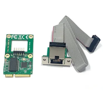 Гигабитная сетевая карта mini PCI, адаптер Ethernet, однопортовый настольный компьютер RJ45, применимо