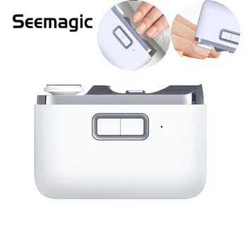 Youpin Seemagic 2в1, электрические полировальные Автоматические кусачки для ногтей с легким триммером, Маникюрный нож, безопасный для ухода за ребенком и взрослыми