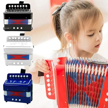 2023 НОВЫЙ маленький аккордеон для детей, обучающий инструмент