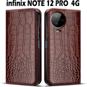 Для Infinix Note 12 Pro 4G NFC Чехол Note12 Pro Кожаный Чехол-бумажник с откидной крышкой Для Infinix Note 12 Pro Чехол Для телефона Note12Pro X676B