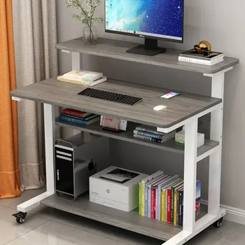 Компьютерный стол, рабочий стол для небольшого домашнего хозяйства, Прикроватная тумбочка для спальни в маленькой квартире, Простой Современный Передвижной стол для ноутбука для обучения