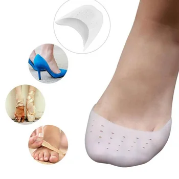 2шт Силиконовый протектор для носков, Поддержка носков, Балетные бахилы, Высокие каблуки, Комплект с заостренными носками, Защитный рукав для носков, накладки для передней части стопы