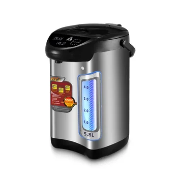 220V 110V Электрический чайник объемом 5,8 л, термопот с 3 Диспенсерами для воды, бойлер для горячей воды, насос для воды для напитков, 24 часа в сутки автоматически сохраняет тепло, SUS Pot