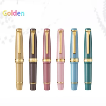 Перьевая ручка Sailer Professional Gear Slim Mini Gold 11-1300/1303/1503, 14 золотых со средним острием. Карманная перьевая ручка